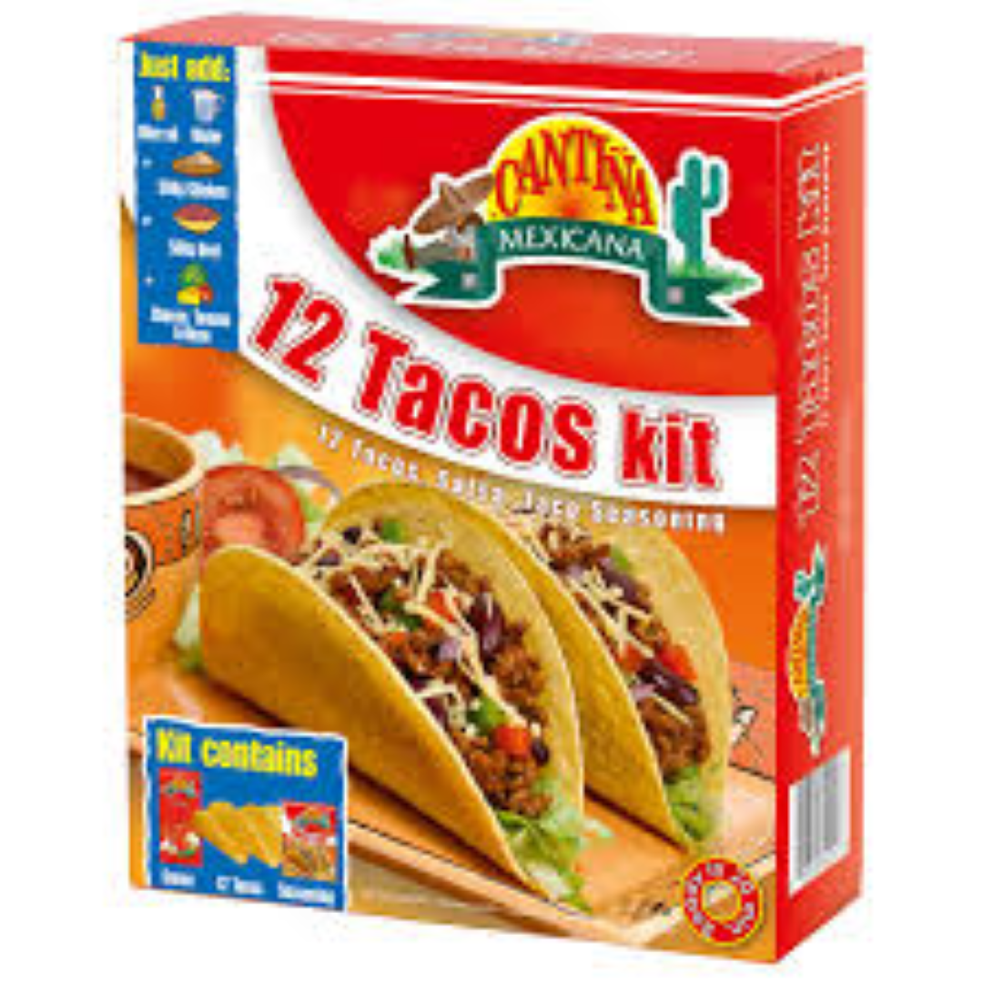 CANTINA MEX 12 TACOS KIT 325G